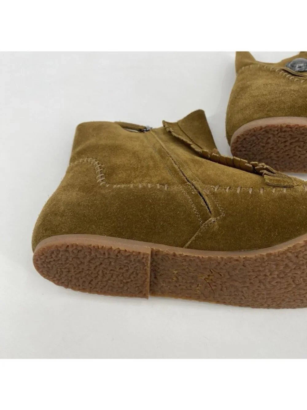 Giuseppe Zanotti Homme Men's US 13 IT 46 Tan Brown Suede Leather Moccasin Boots